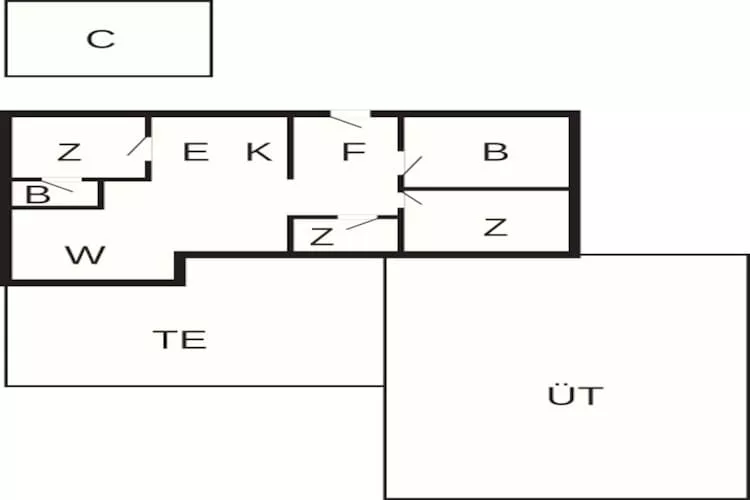 8 person holiday home in Hemmet-By Traum - Floor plan