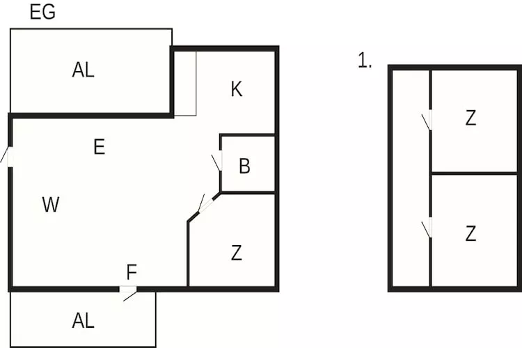5 person holiday home in BORGHOLM-By Traum - Floor plan