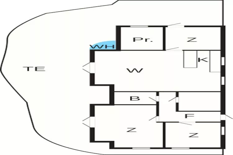 Helles Ferienhaus mit Whirlpool -- By Traum Ferienwohnungen - Grundriss