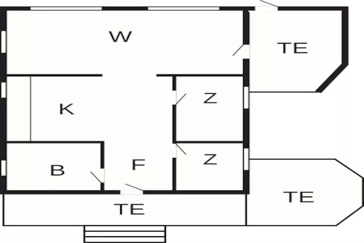 4 person holiday home in FALKENBERG-By Traum - Floor plan
