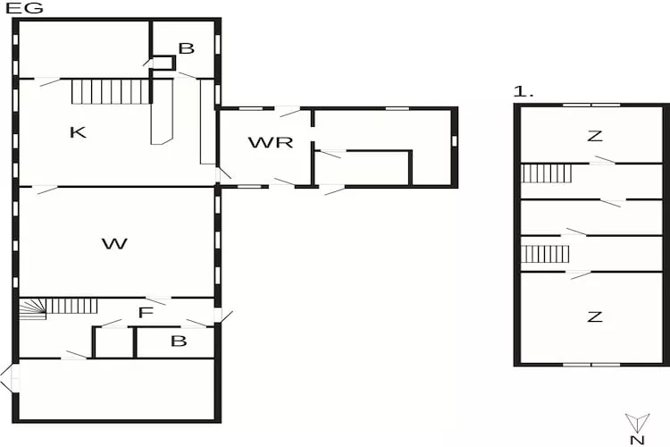 6 Personen Ferienhaus in Guldborg-By Traum - Grundriss