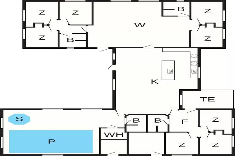 Luxus-Ruckzugsort bei Houstrup -- By Traum Ferienwohnungen - Grundriss