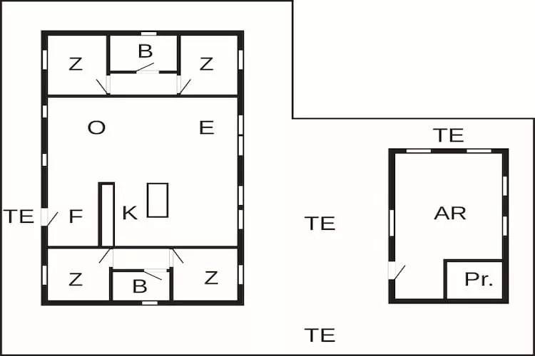 5 star holiday home in Løkken-By Traum - Floor plan