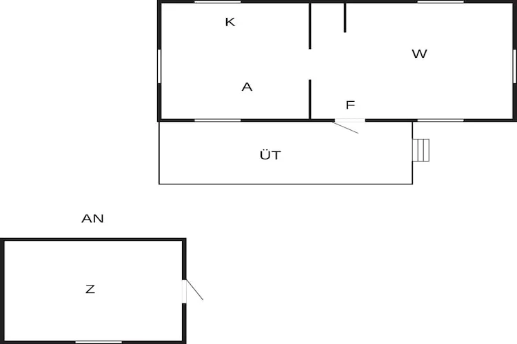 3 Personen Ferienhaus in GRANGÄRDE-By Traum - Grundriss