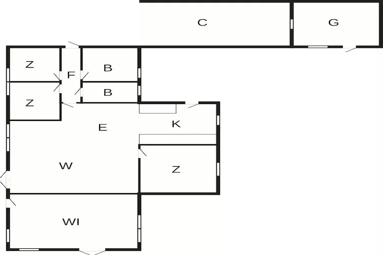 6 person holiday home in Haderslev - Floor plan