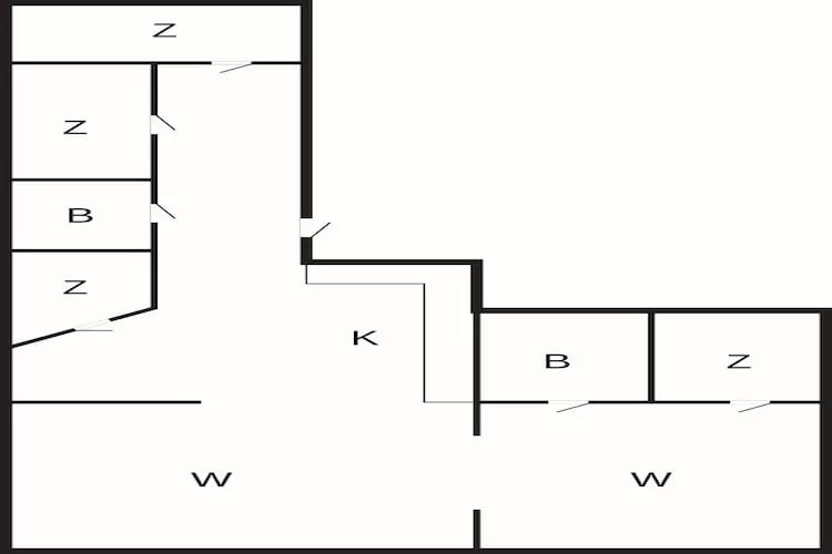 Maison de vacances pour 8 a Blåvand-By Traum - Plan