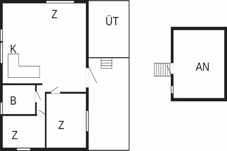 Maison de vacances pour 5 a DJURHAMN-By Traum - Plan