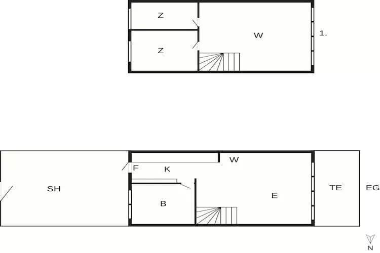 4 star holiday home in Ebeltoft-By Traum - Floor plan
