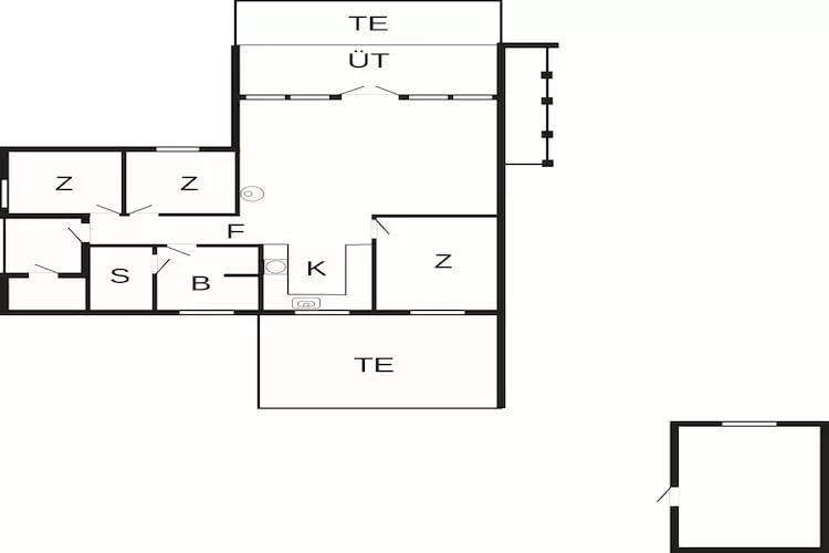 6 Personen Ferienhaus in Fårvang-By Traum - Grundriss