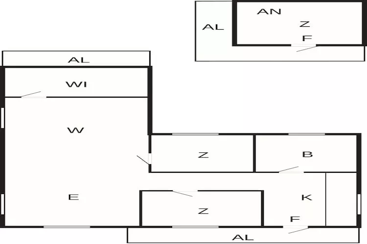 4 star holiday home in SÖLVESBORG-By Traum - Floor plan