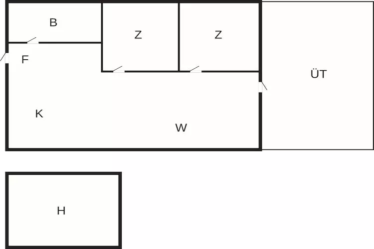 Lakefront Gem in Skarrild - By Traum Ferienwohnungen - Floor plan