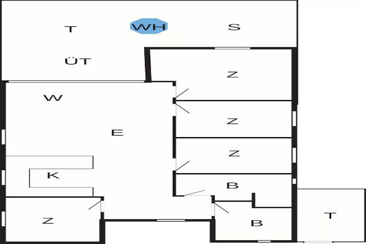 Oasis moderne a Marielyst -- By Traum Ferienwohnungen - Plan
