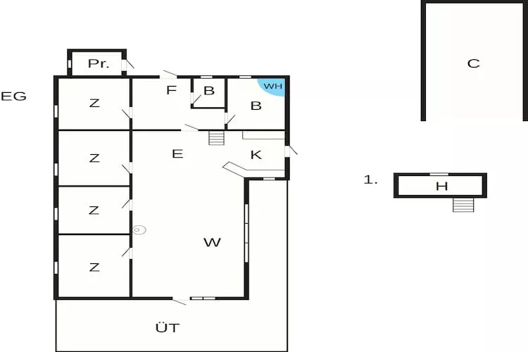 4 Sterne Ferienhaus in Farsø-By Traum - Grundriss