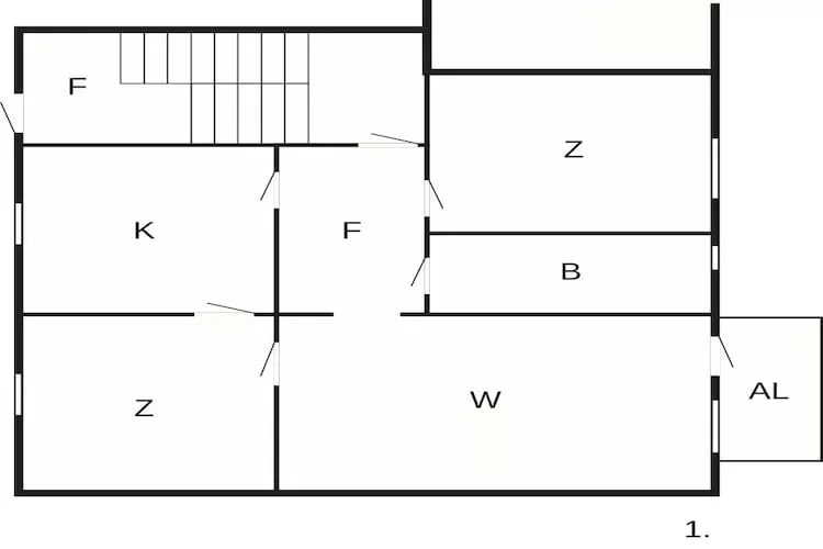 4 person holiday home in HYLTEBRUK-By Traum - Floor plan