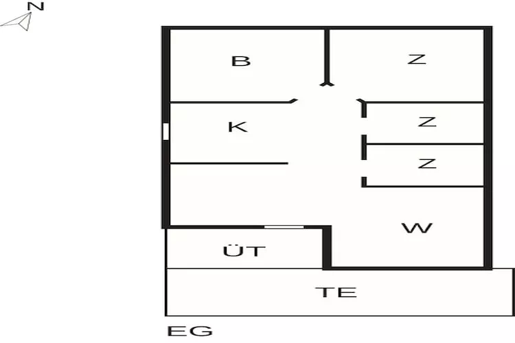 4 Sterne Ferienhaus in Nordborg - Grundriss