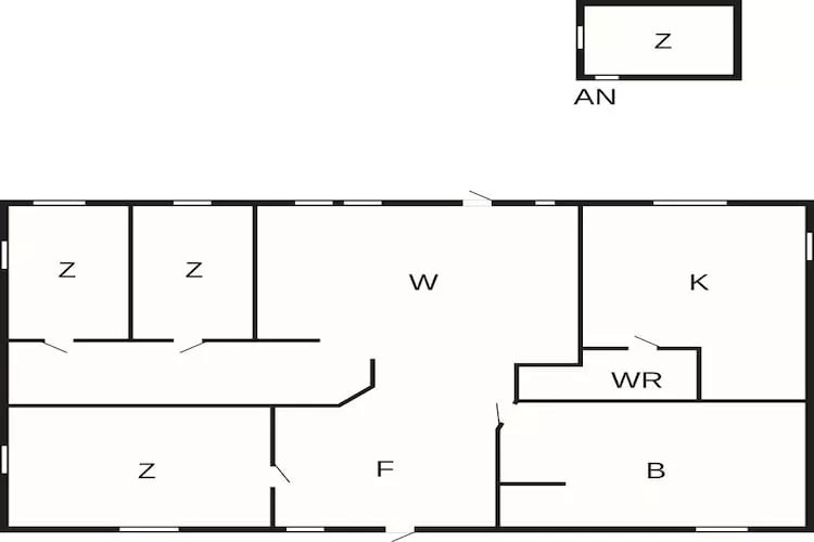 4 star holiday home in INGARÖ-By Traum - Floor plan
