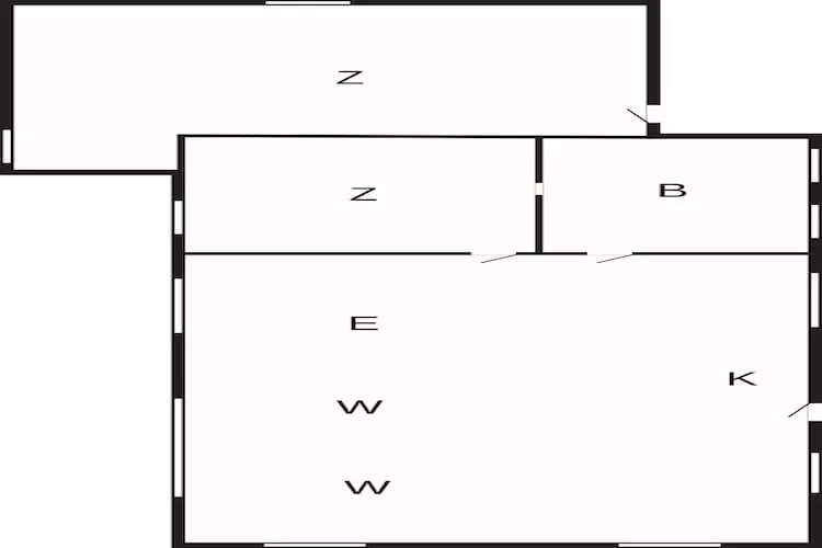 5 Personen Ferienhaus in Brovst-By Traum - Grundriss