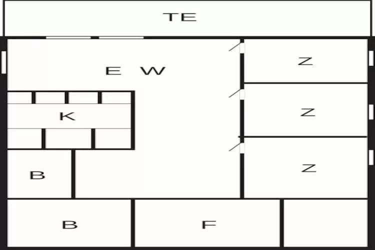 Maison de vacances pour 6 a Dalsøyra-By Traum - Plan