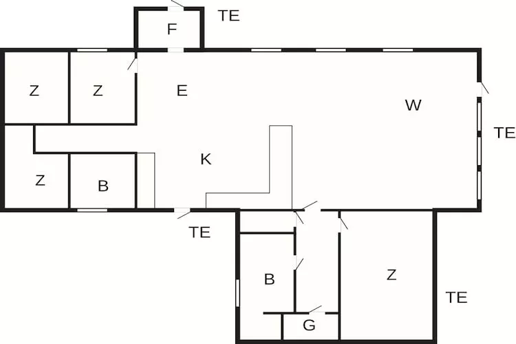 4 etoiles maison de vacances a Blokhus-By Traum - Plan