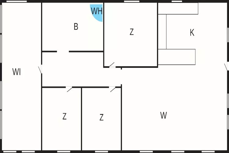 4 star holiday home in Løkken-By Traum - Floor plan