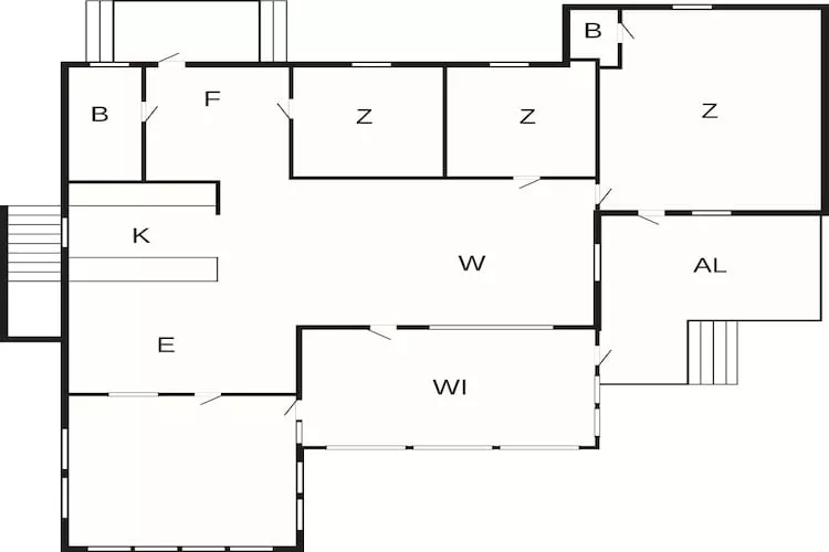 Maison de vacances pour 6 personnes à Laholm - Plan