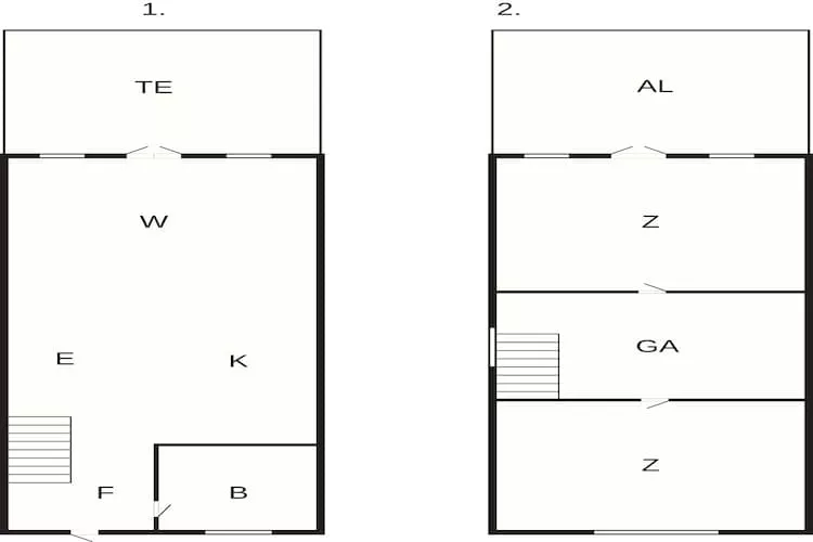 6 person holiday home in Hadsund-By Traum - Floor plan