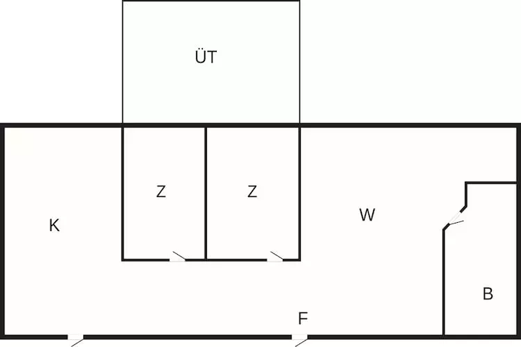 6 person holiday home in KATTARP - Floor plan