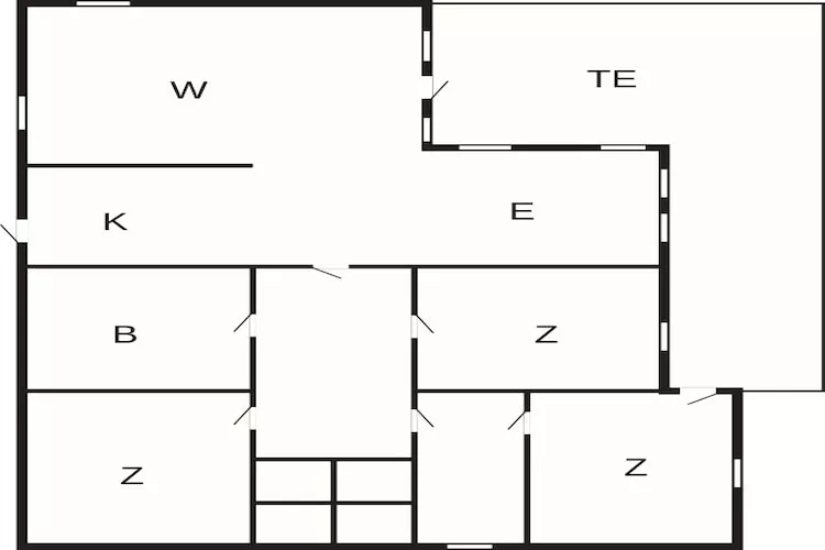 Maison de vacances pour 6 a Brenderup Fyn-By Traum - Plan