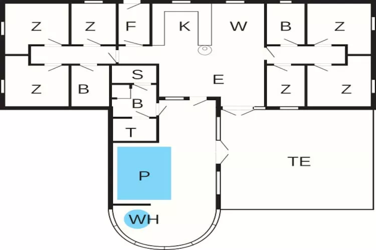 12 person holiday home in Harboøre-By Traum - Floor plan