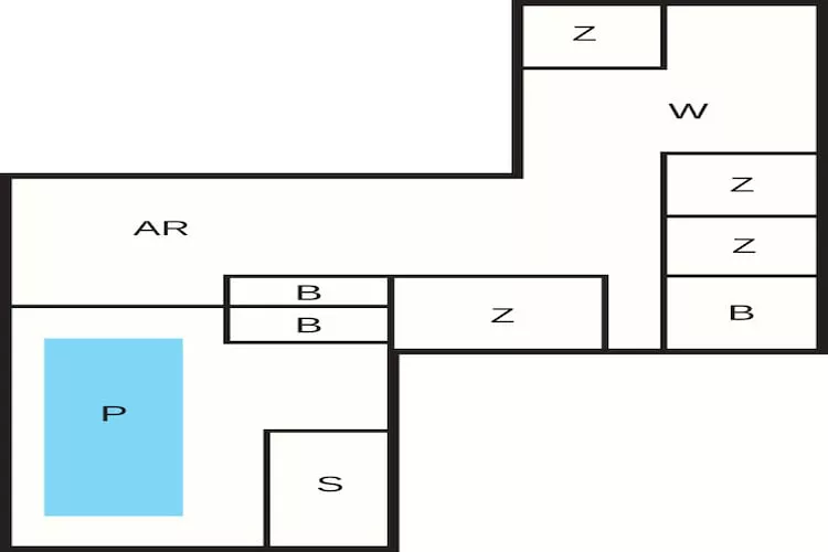 5 Sterne Ferienhaus in Glesborg-By Traum - Grundriss