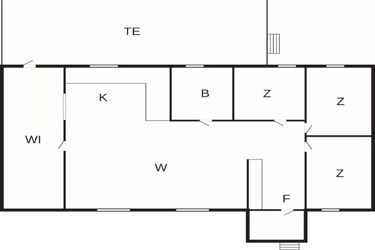 Maison de vacances pour 7 a Oviken-By Traum - Plan