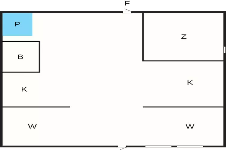4 person holiday home in DALS ROSTOCK - Floor plan