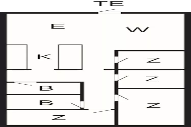 5 room,2 bathrooms - Grundriss
