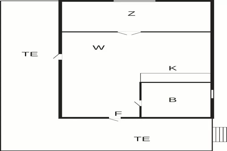 4 star holiday home in SÖLVESBORG - Floor plan