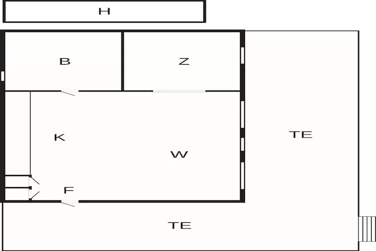 4 etoiles maison de vacances a HENÅN - Plan