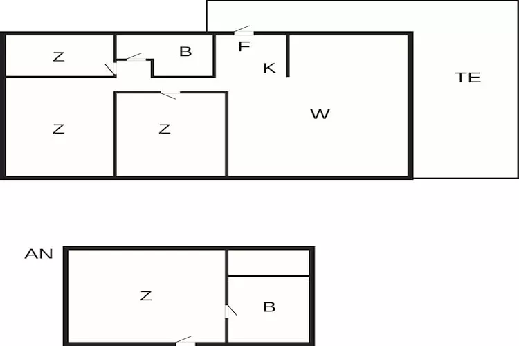 7 Personen Ferienhaus in Vestervig-By Traum - Grundriss