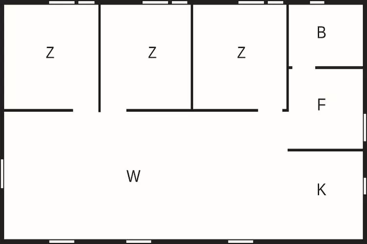 4 star holiday home in Hovborg-By Traum - Floor plan