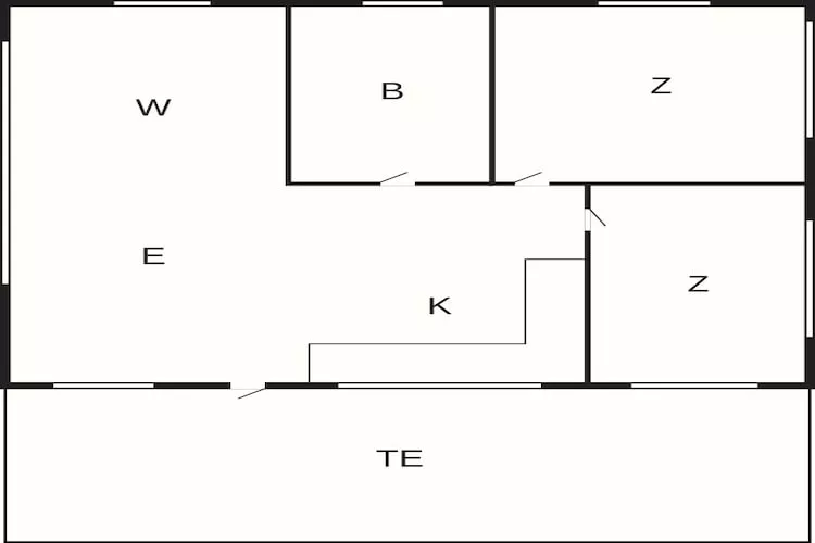 4 person holiday home in Gilleleje-By Traum - Floor plan