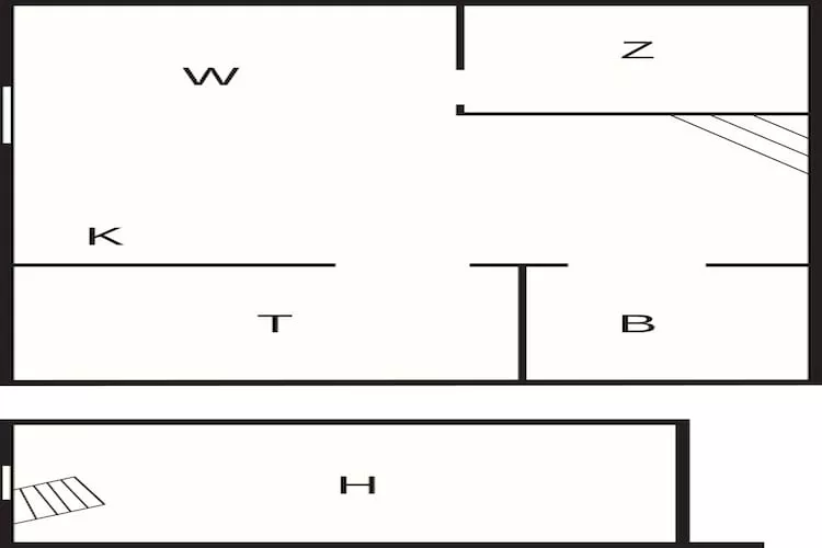Maison de vacances pour 4 a EGGEDAL - Plan