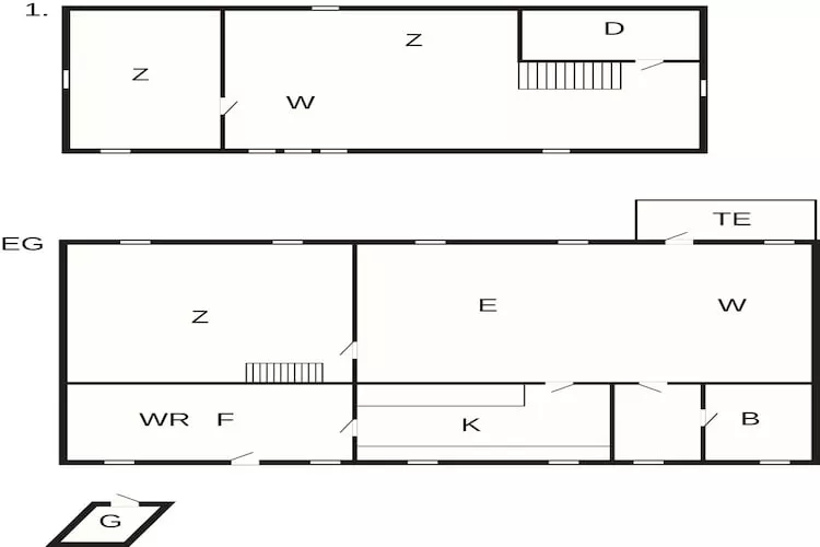 Maison de pêcheur avec vue panoramique -- By Traum Ferienwohnungen - Plan