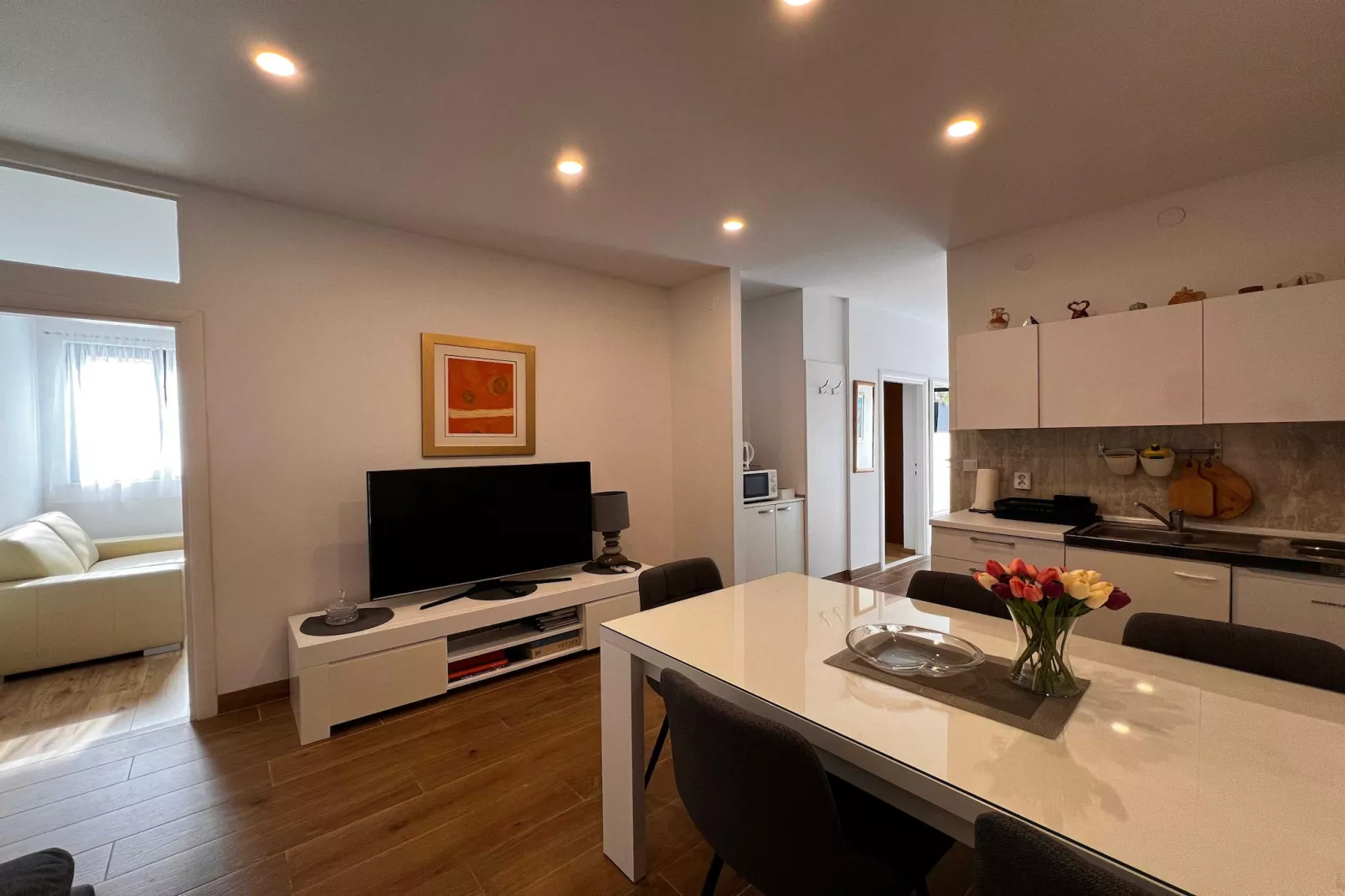 Guest House Kono - Two Bedroom Apartment with Terrace - Salon