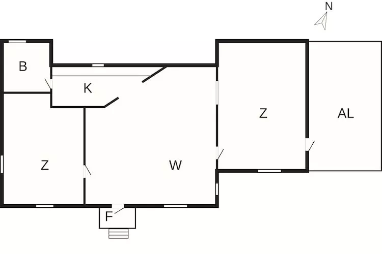 5 person holiday home in FJÄLLBACKA - Floor plan