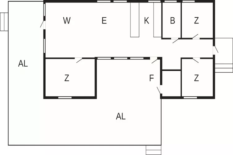 Maison de vacances pour 4 a LÖTTORP - Plan
