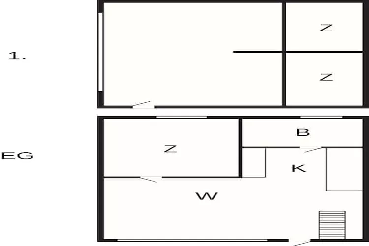 4 Sterne Ferienhaus in Hemmet - Grundriss