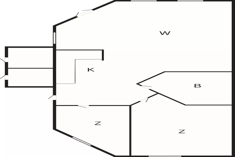 4 Sterne Ferienhaus in Bogense-By Traum - Grundriss