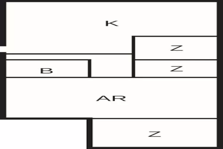 6 person holiday home in Herning - Floor plan
