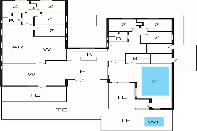 5 star holiday home in Sydals - Floor plan