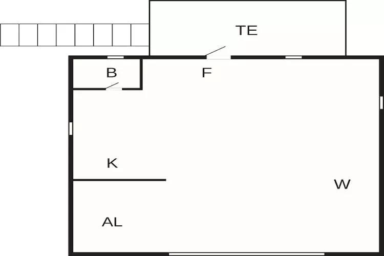 4 star holiday home in Romelanda - Floor plan