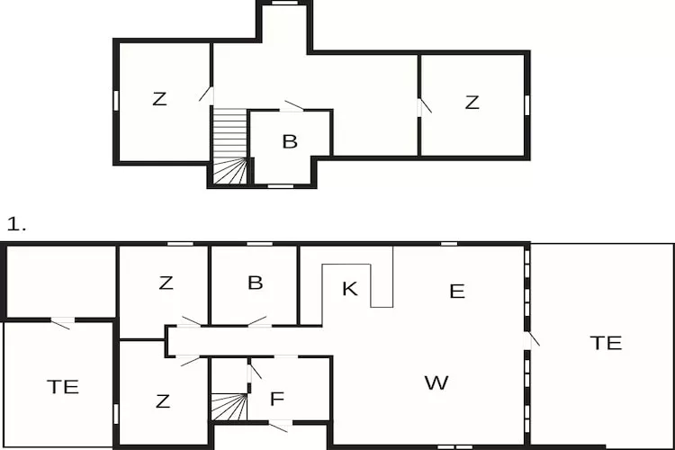 Maison de vacances pour 9 a Rauland - Plan