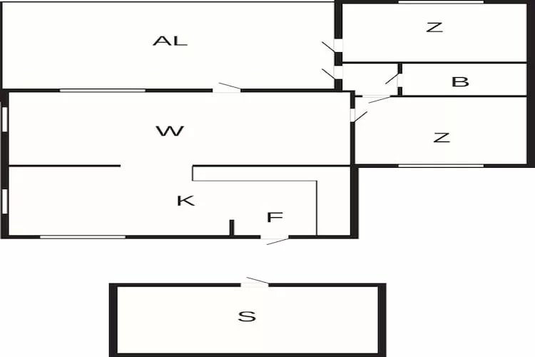 4 Sterne Ferienhaus in SÖLVESBORG - Grundriss